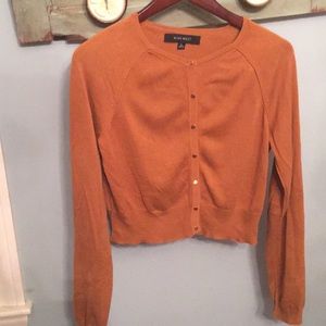 Burnt orange/brown crop sweater.